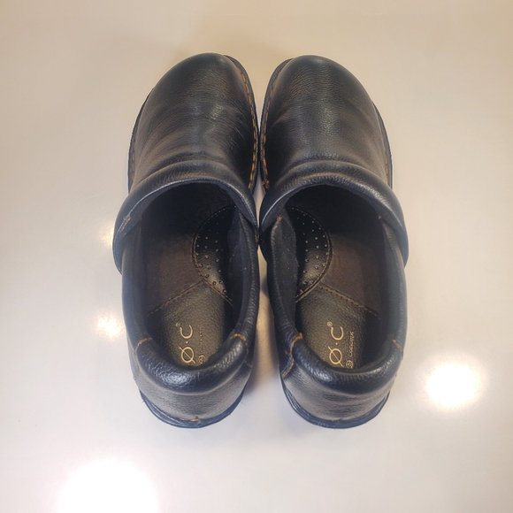 BOC Peggy Black Leather Clogs Women's 9.5 - Picture 7 of 10